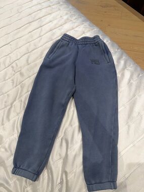 Alexander Wang Women’s Slate Blue Fleece Joggers